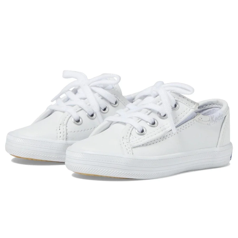 Keds Kickstart Jr Sneakers Toddlers US 7 M White Round Toe Casual Shoes ZOGG3242